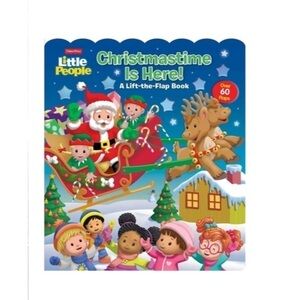 Little People Christmas Is Here Book NEW Lift the Flap Matt Mitter Board